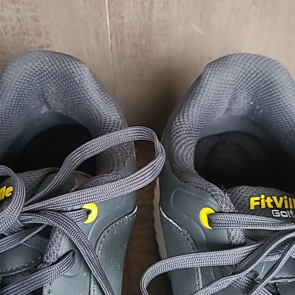 EUC Fitville Golf Shoes Men's sz 11.5W Haze Grey SpeedEx V1 Sneaker